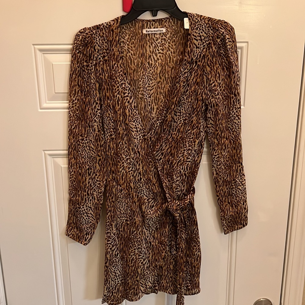 Reformation Wrap Top